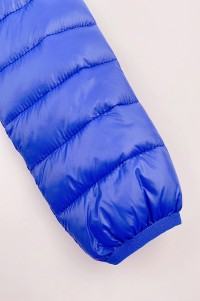 製造輕薄羽絨外套  個人設計彩藍色連帽保暖羽絨外套  羽絨外套供應商 SKVM016 細節-1